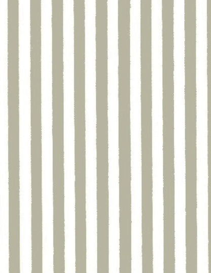 Beige and white vertical striped linen textile pattern, classic bedding fabric design