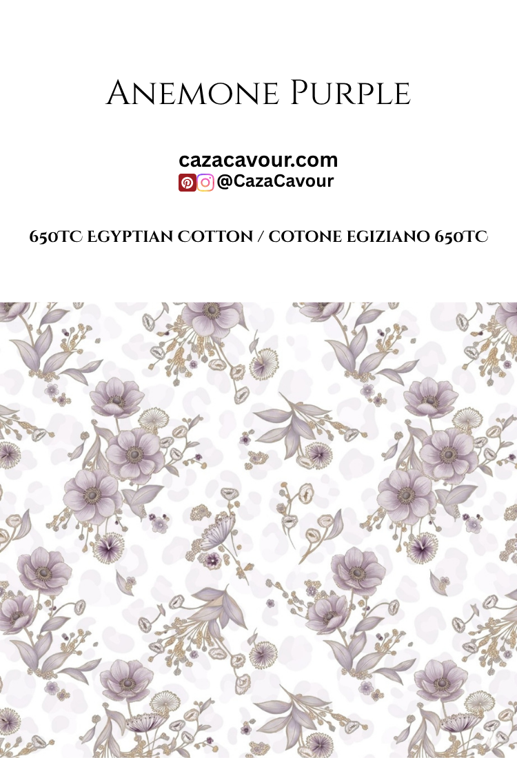 Anemone Purple - Duvet Cover Set