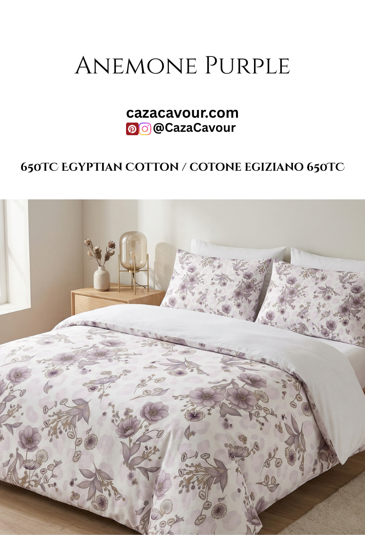 Anemone Purple - Duvet Cover Set